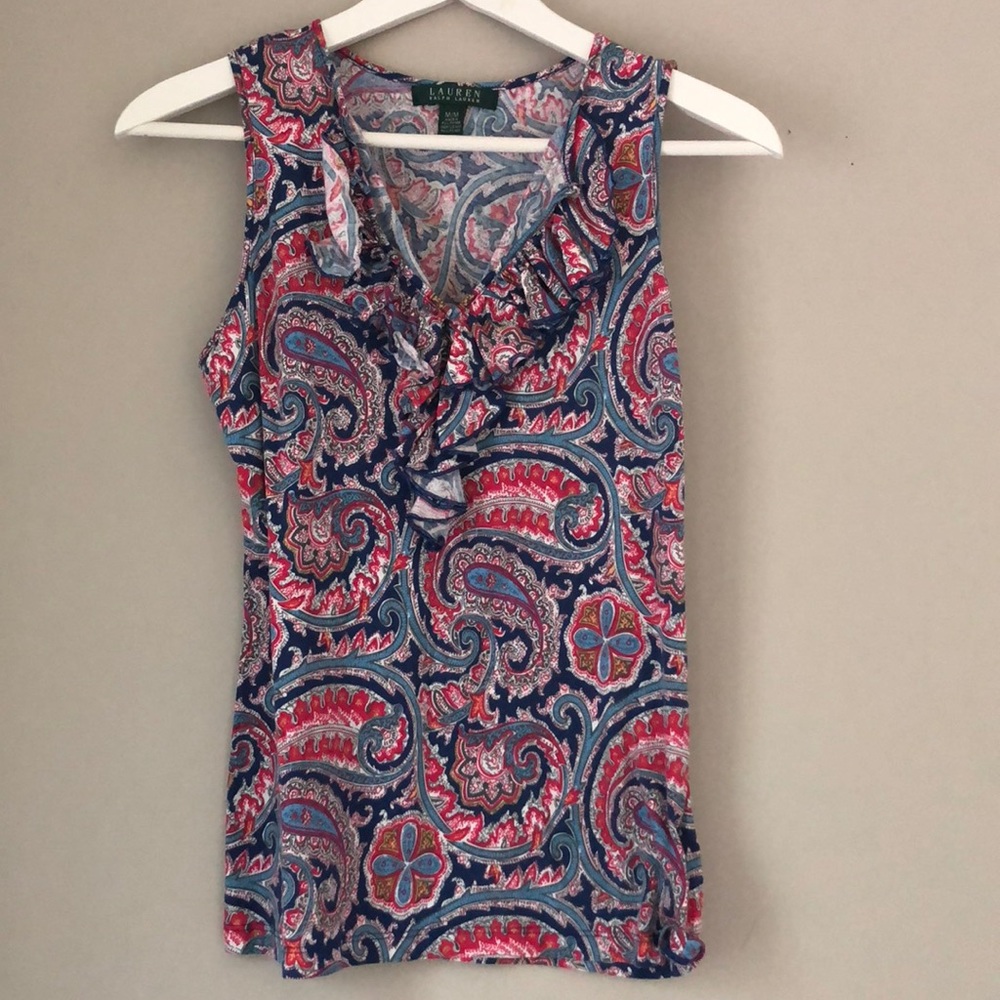 Ralph Lauren ruffle top